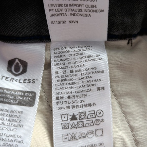 Levis XX Cargo Pants Mens 36x29 Gray Taper Leg Cotton Stretch Utility Workwear - Picture 4 of 13